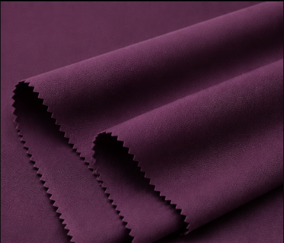 Deep Plum Poly-Viscose